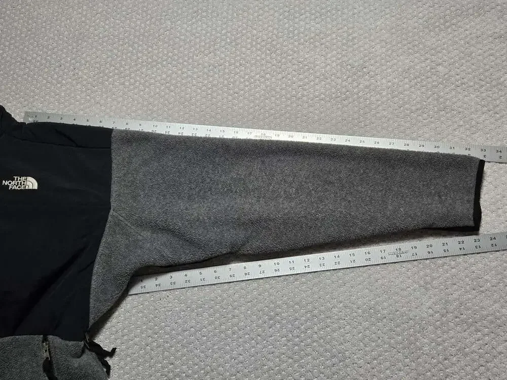 Vintage The North Face Denali Fleece Jacket Size XL Gray and Black